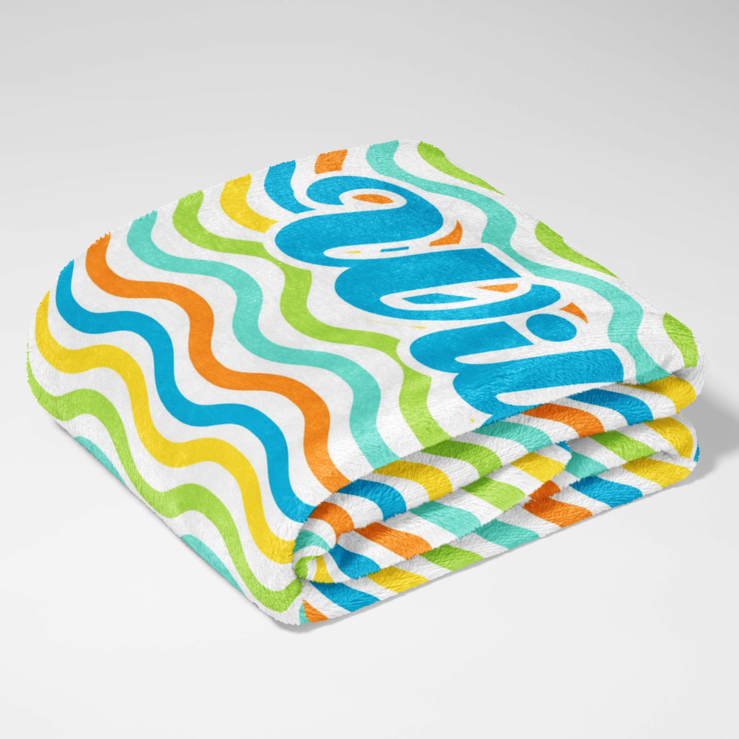 Rainbow Ripple Snuggle Blanket