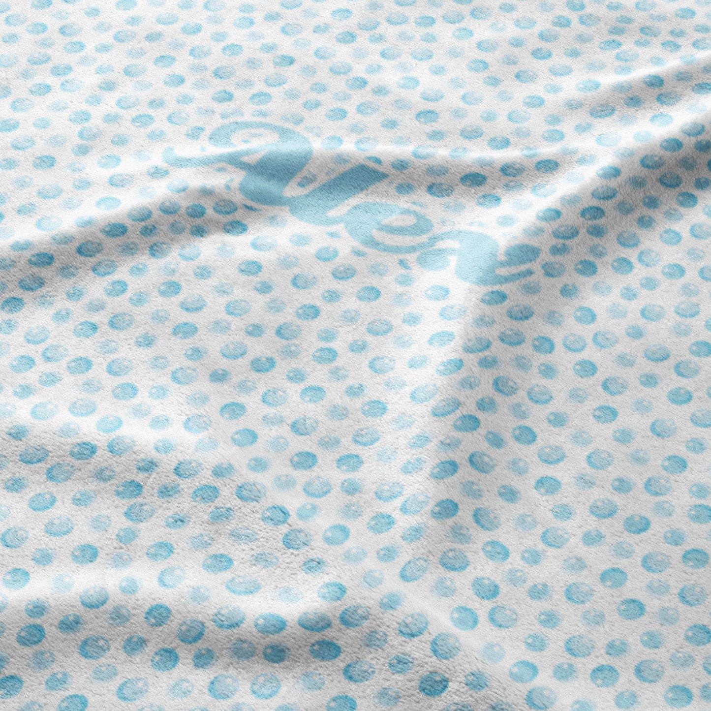 Watercolor Dotty Dreams Blanket