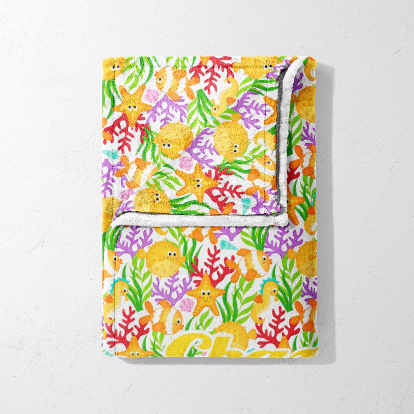 Coral Cove Cuddle Blanket