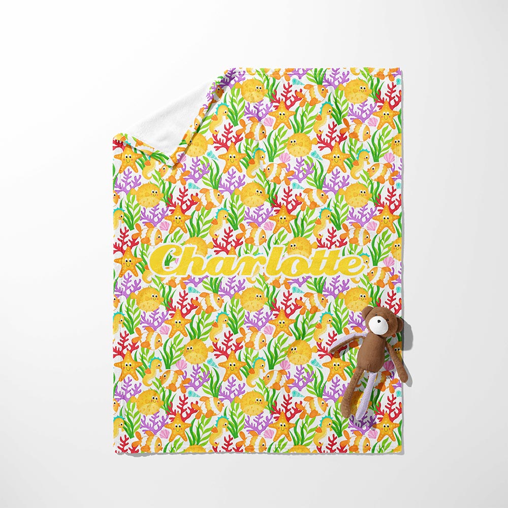 Coral Cove Cuddle Blanket