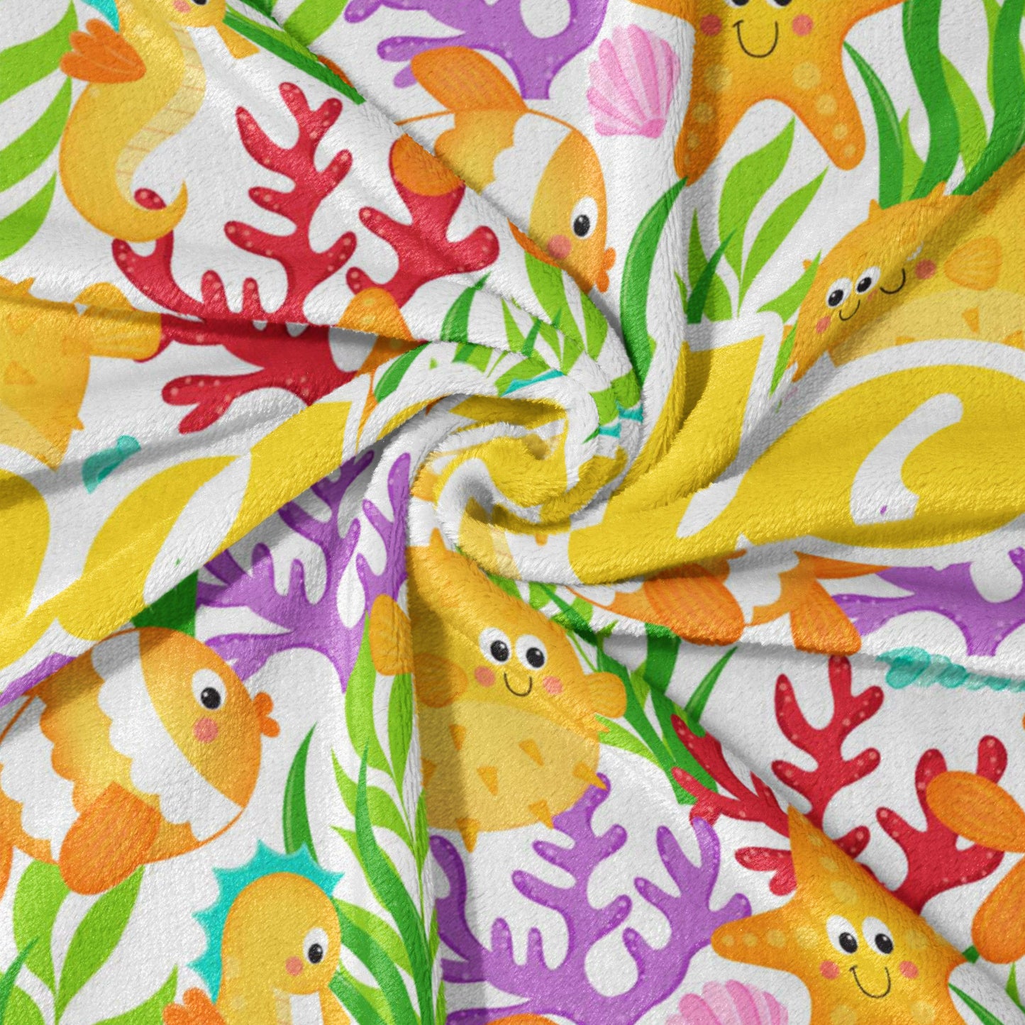 Coral Cove Cuddle Blanket