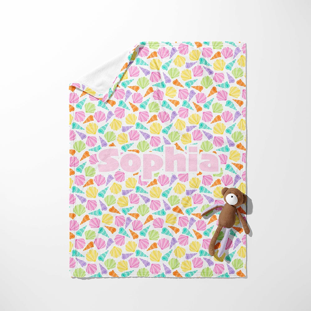Seashell Shore Snuggle Blanket