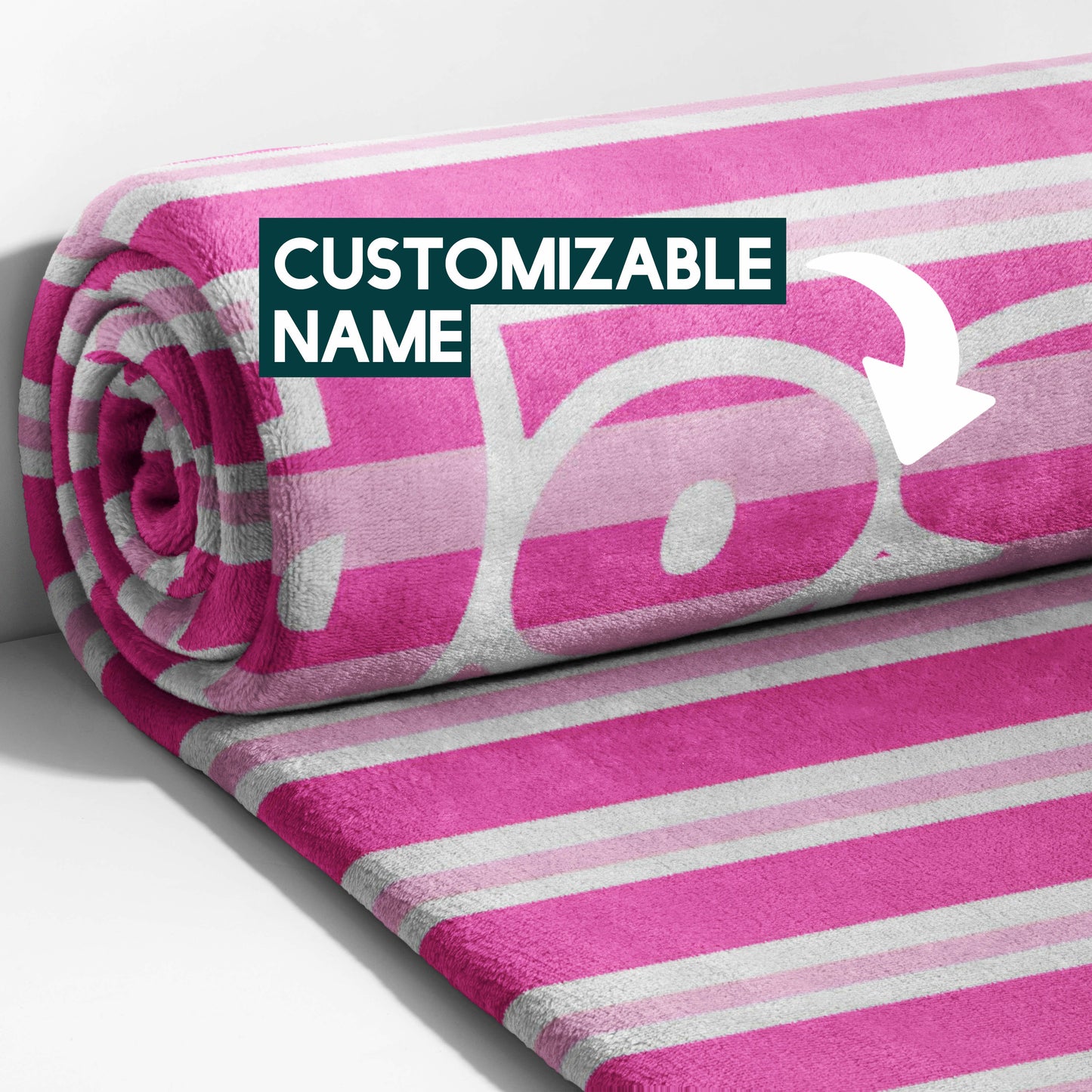 Pink Stripey Snuggles Blanket