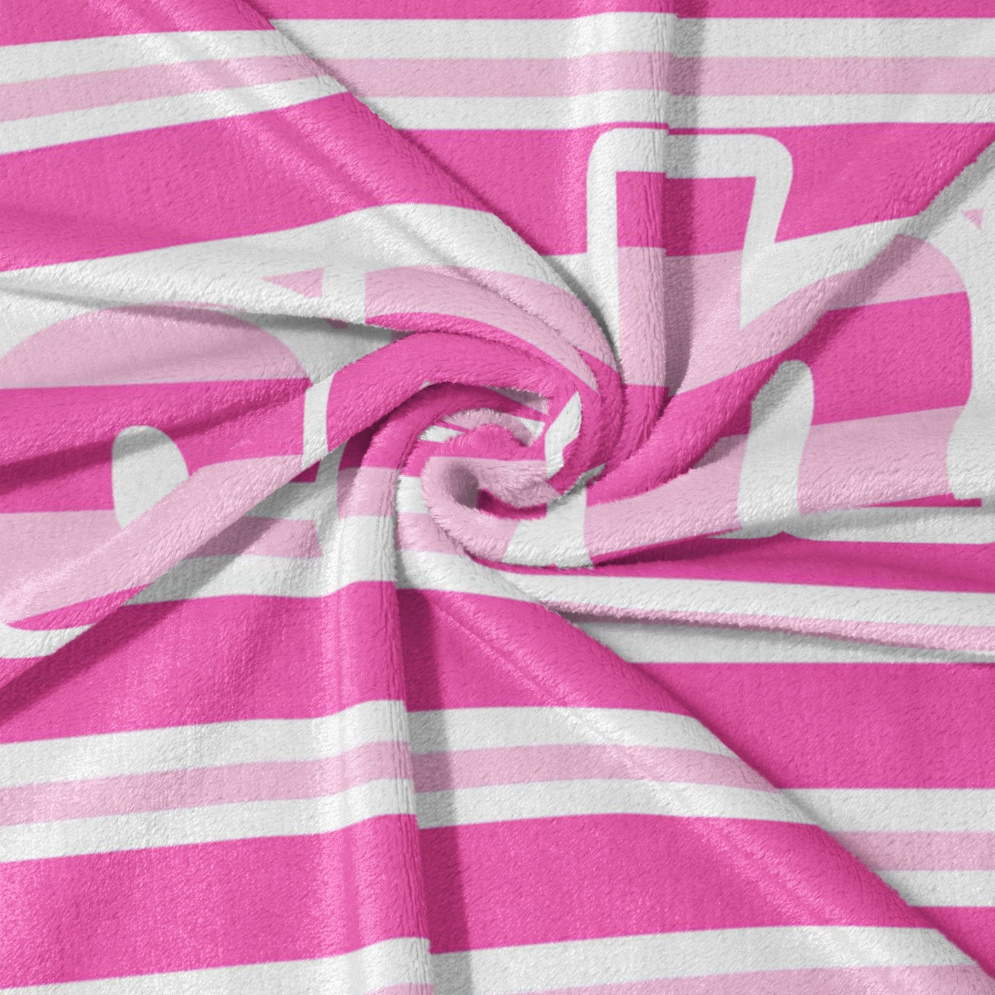 Pink Stripey Snuggles Blanket