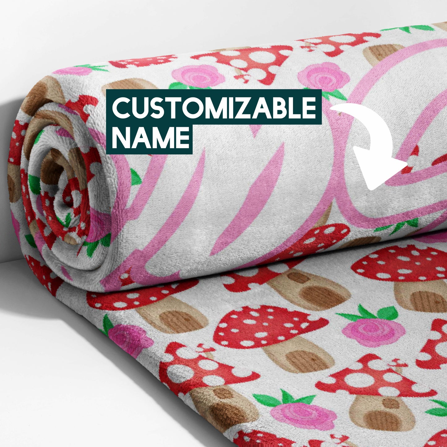 Mushroom Meadow Snuggle Blanket