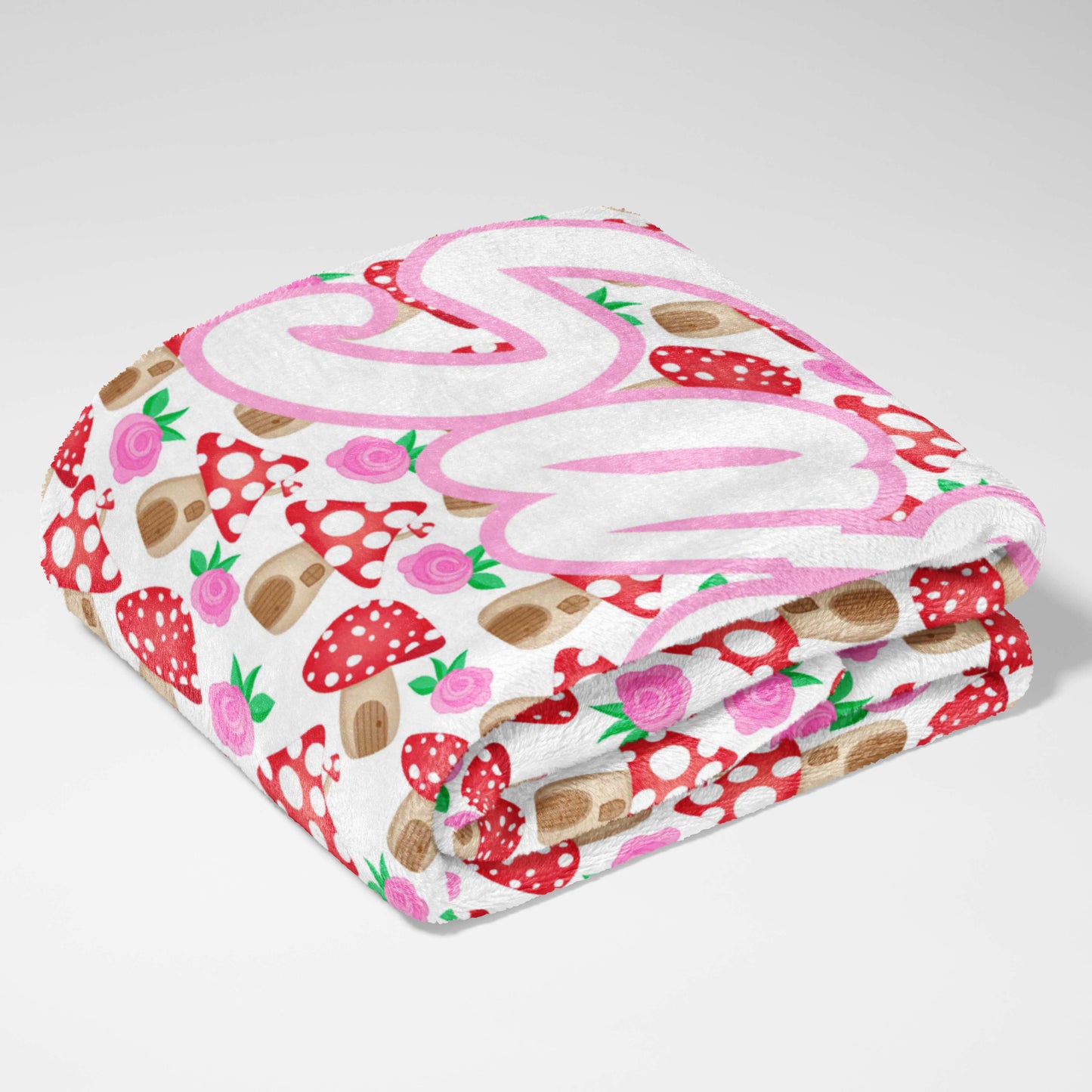 Mushroom Meadow Snuggle Blanket