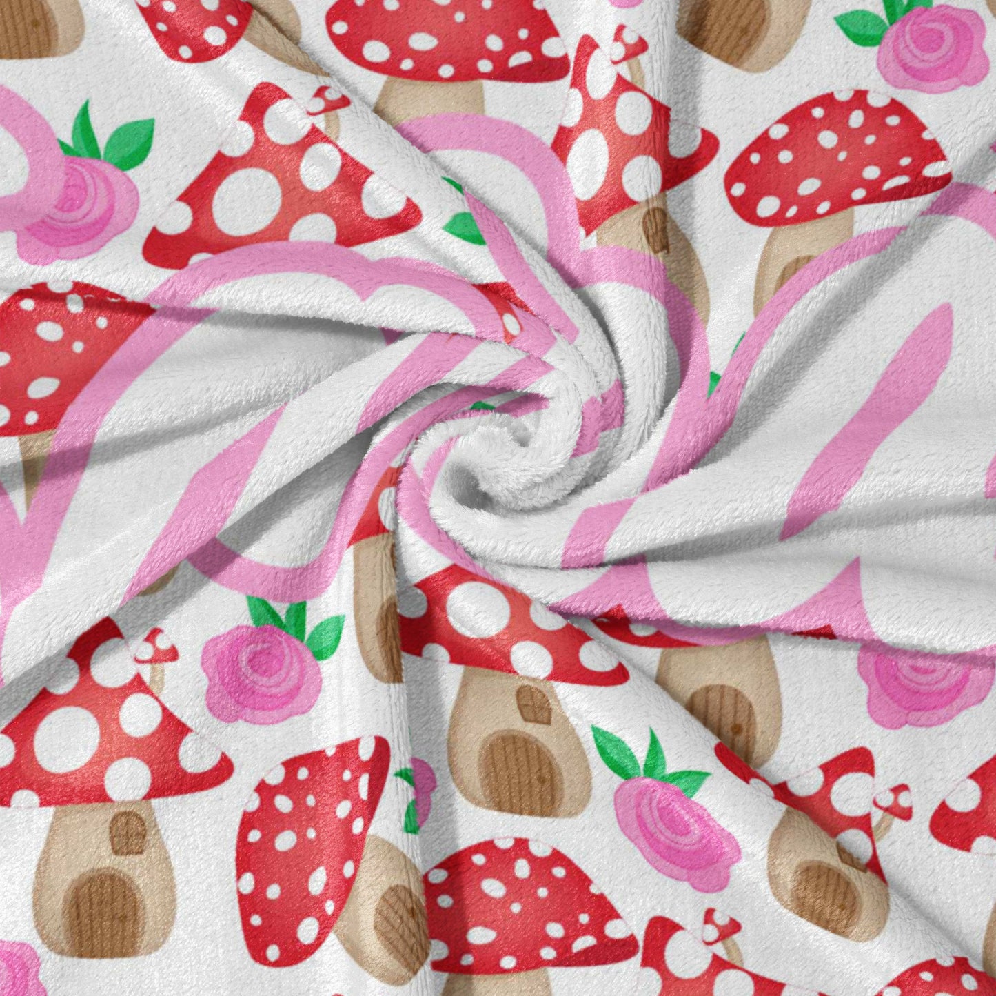 Mushroom Meadow Snuggle Blanket