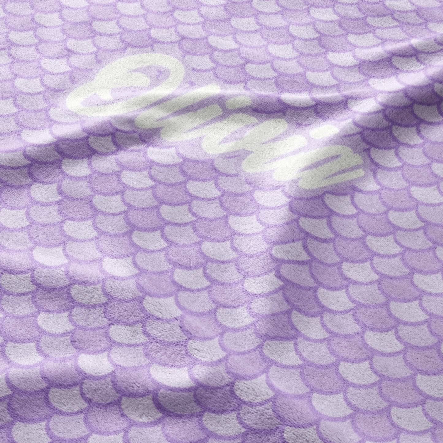 Lavender Scales Snuggle Blanket