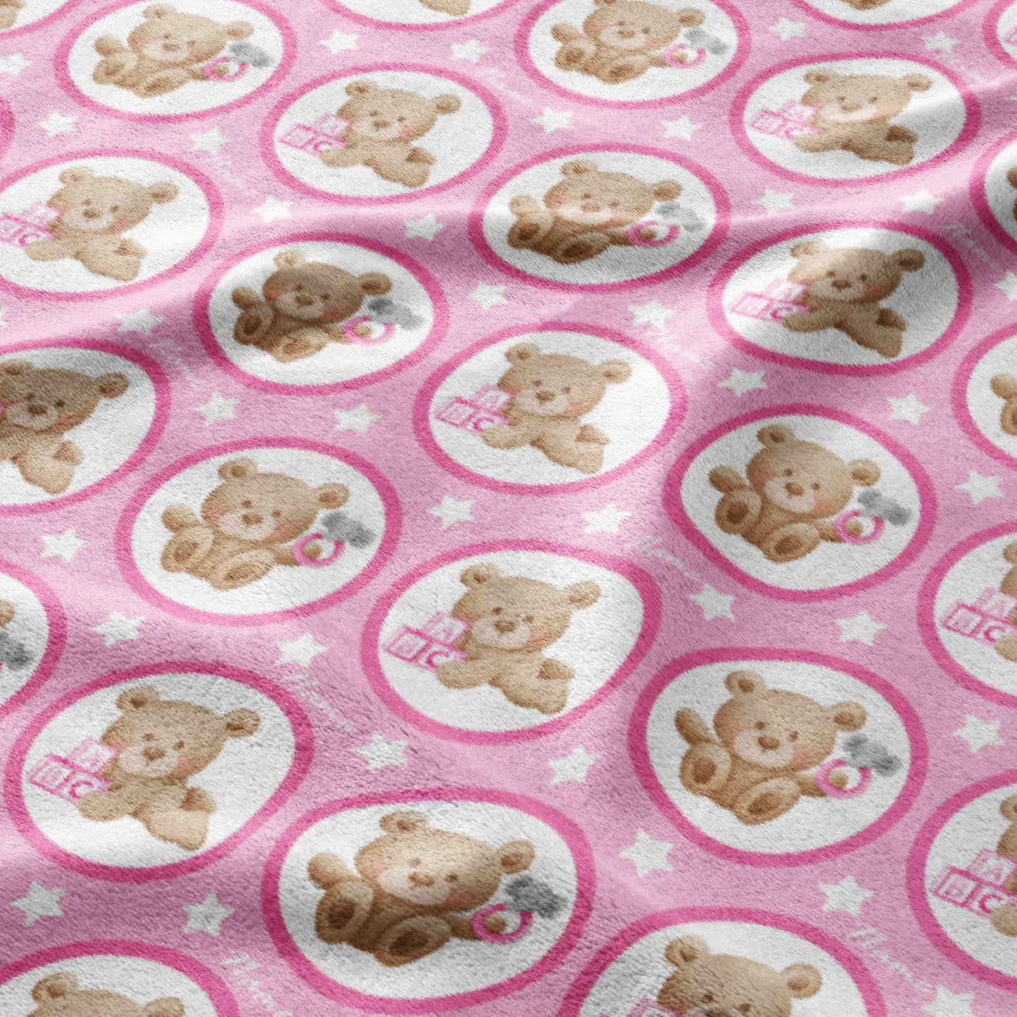 Teddy Bear Circles Blanket
