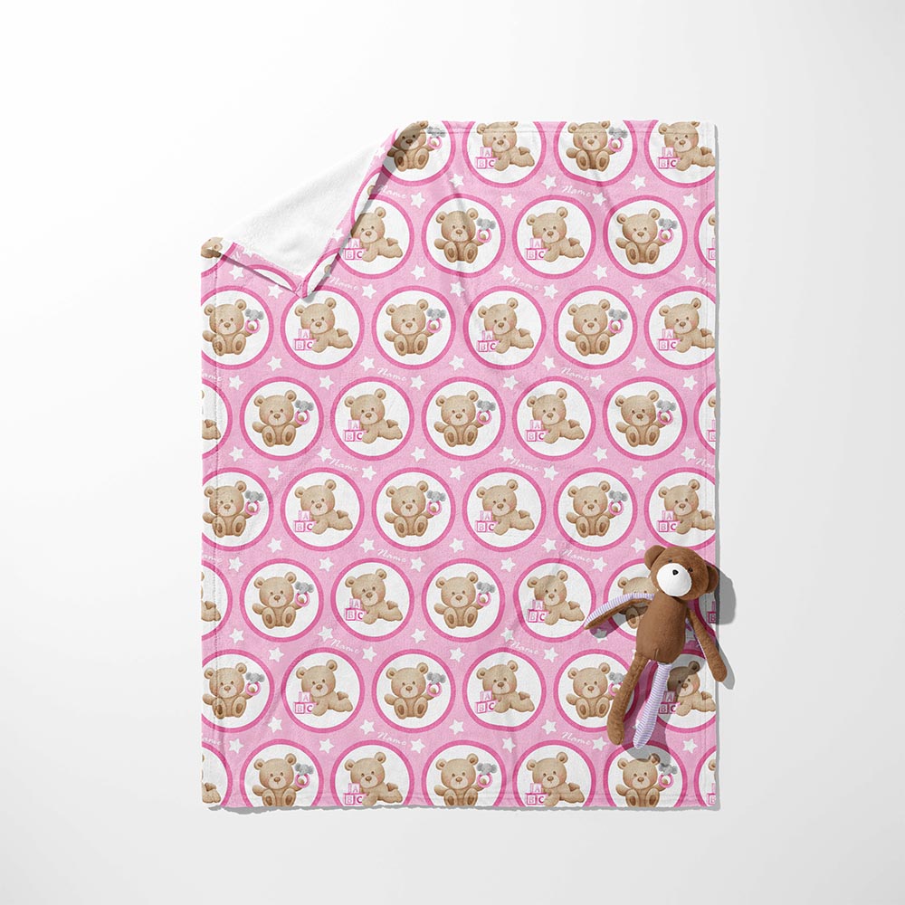 Teddy Bear Circles Blanket