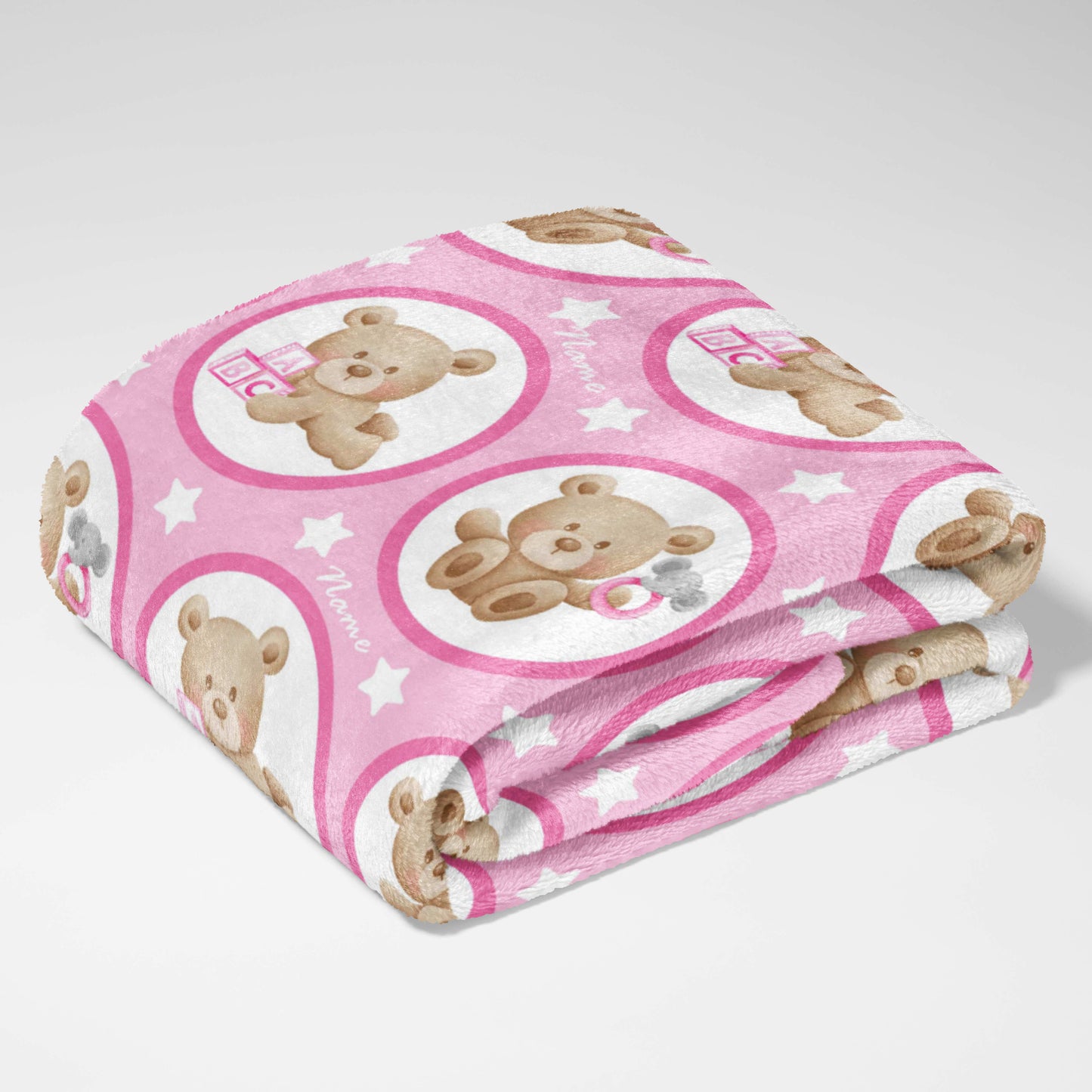 Teddy Bear Circles Blanket