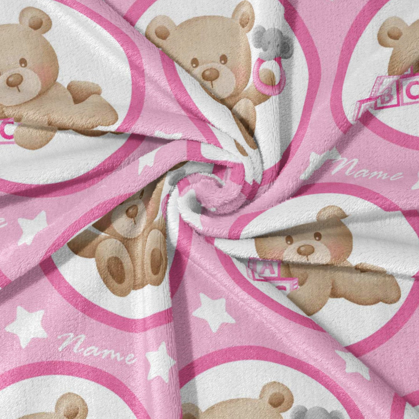 Teddy Bear Circles Blanket