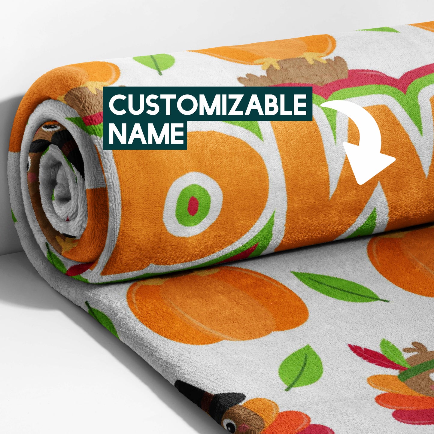 Pumpkin Patch Turkeys Blanket
