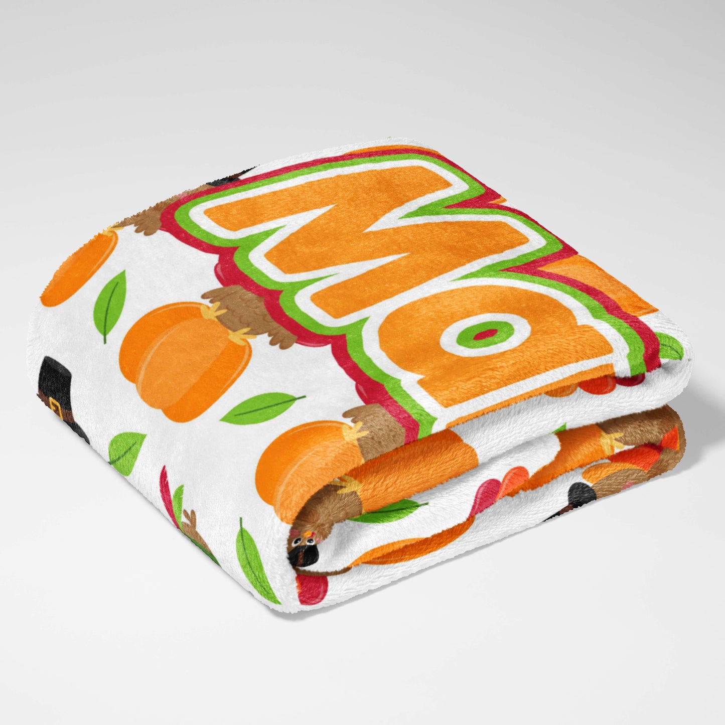 Pumpkin Patch Turkeys Blanket