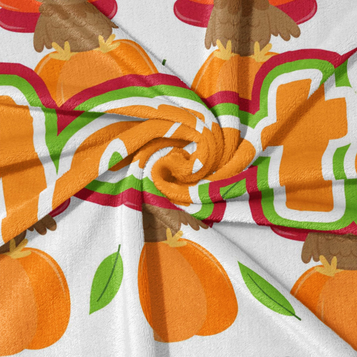 Pumpkin Patch Turkeys Blanket