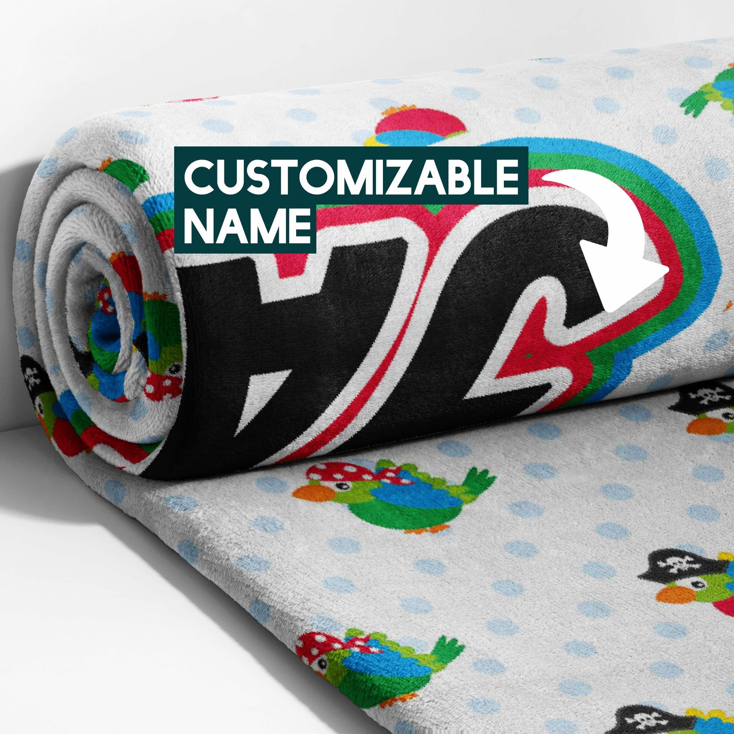Parrot Pirate Pals Blanket