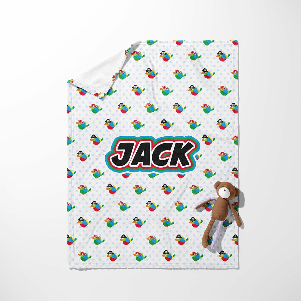 Parrot Pirate Pals Blanket