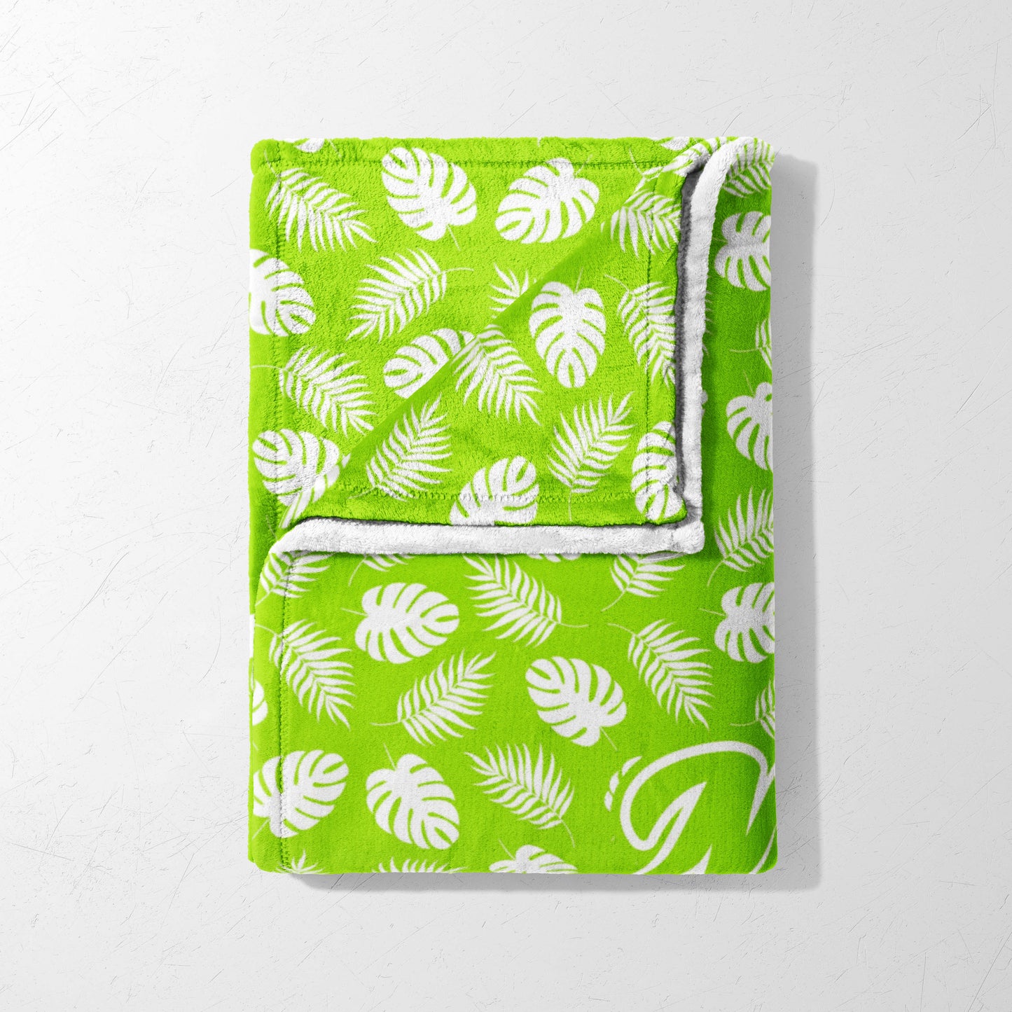 Tropical Leafy Dreams Blanket