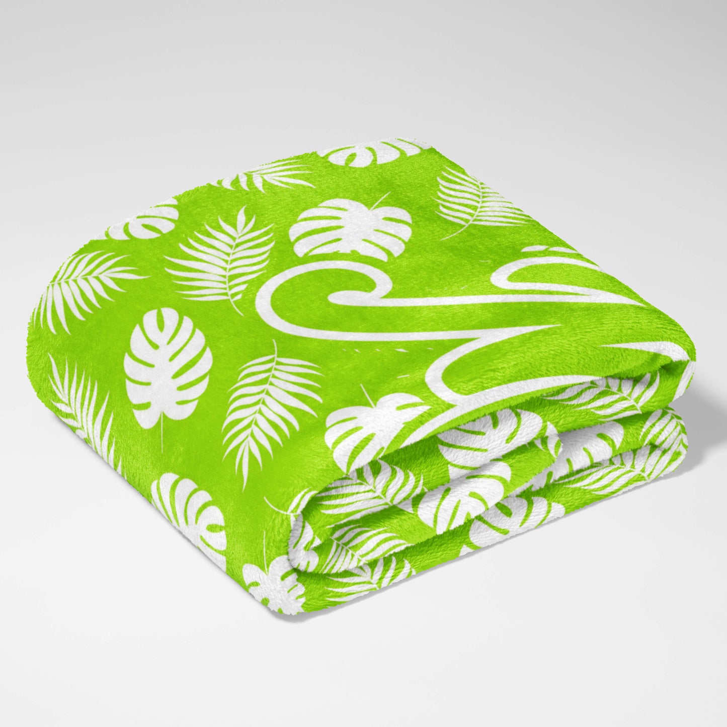 Tropical Leafy Dreams Blanket