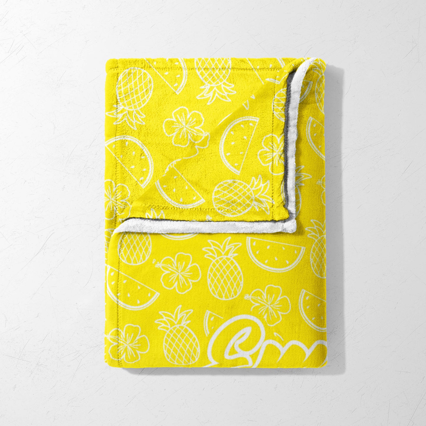 Sunny Fruit Fiesta Blanket
