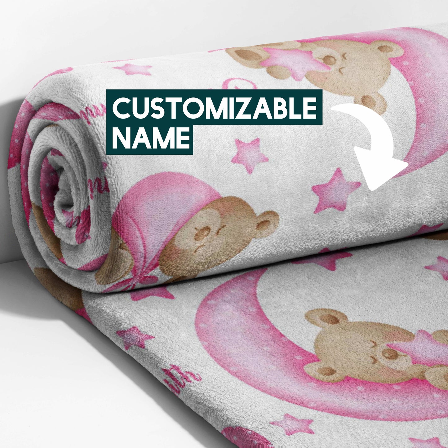 Teddy Moon & Balloon Dreams Blanket