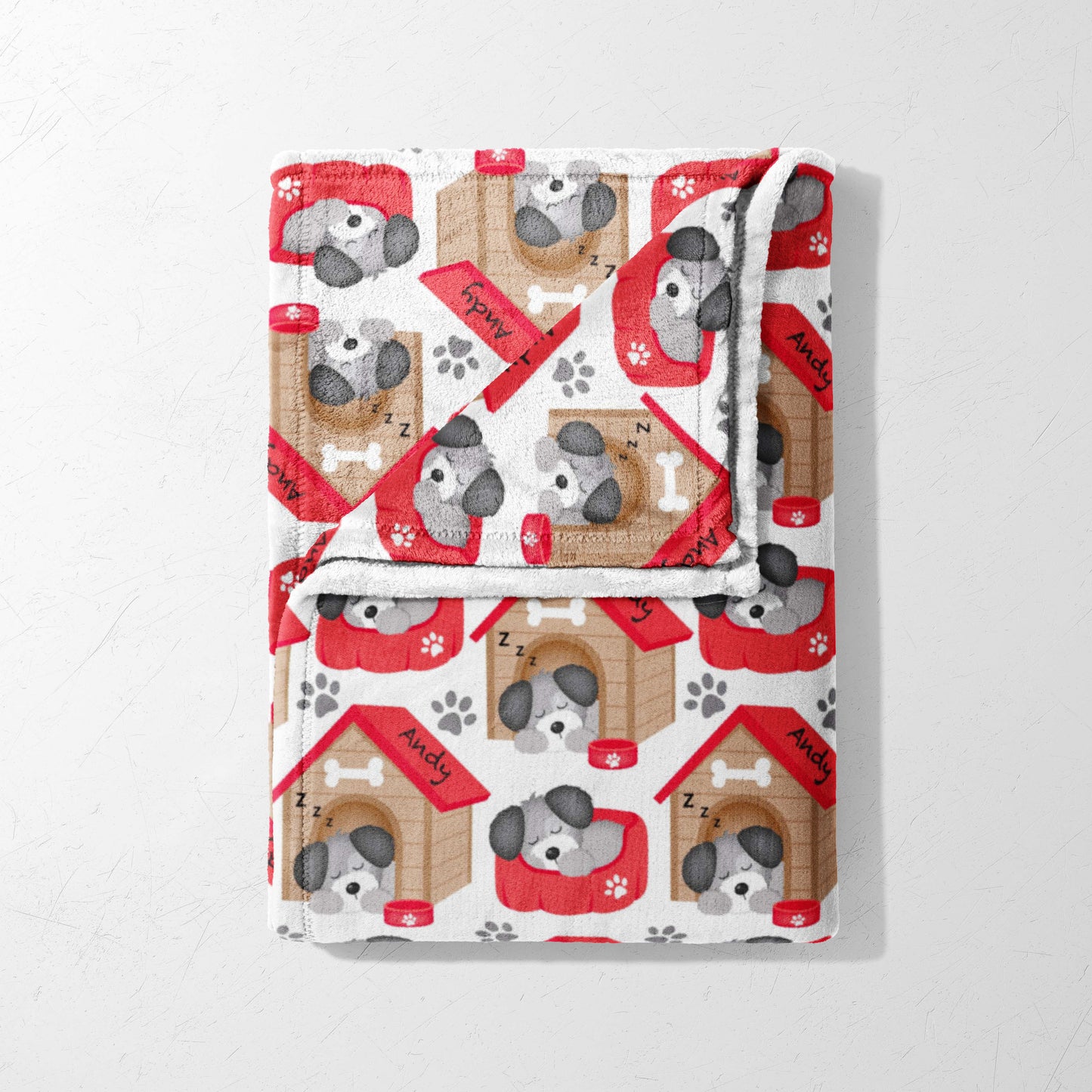 Puppy in a Doghouse Blanket