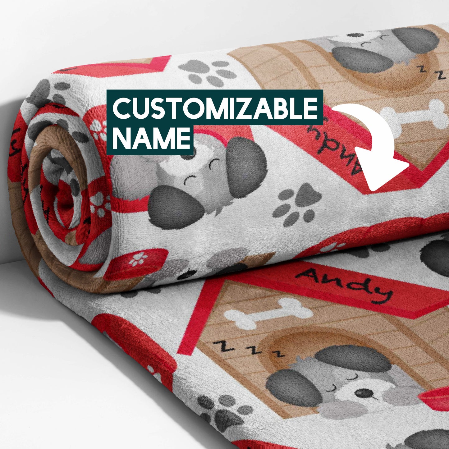 Puppy in a Doghouse Blanket