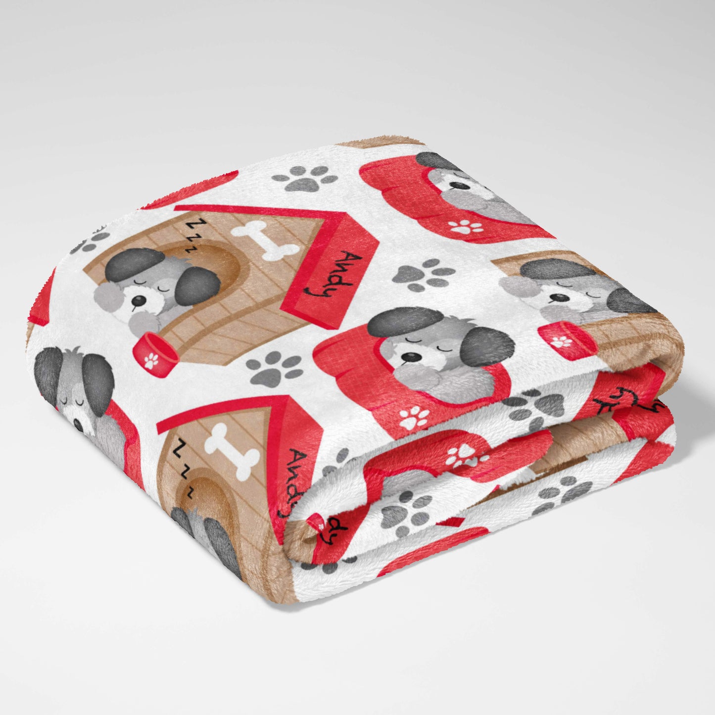 Puppy in a Doghouse Blanket