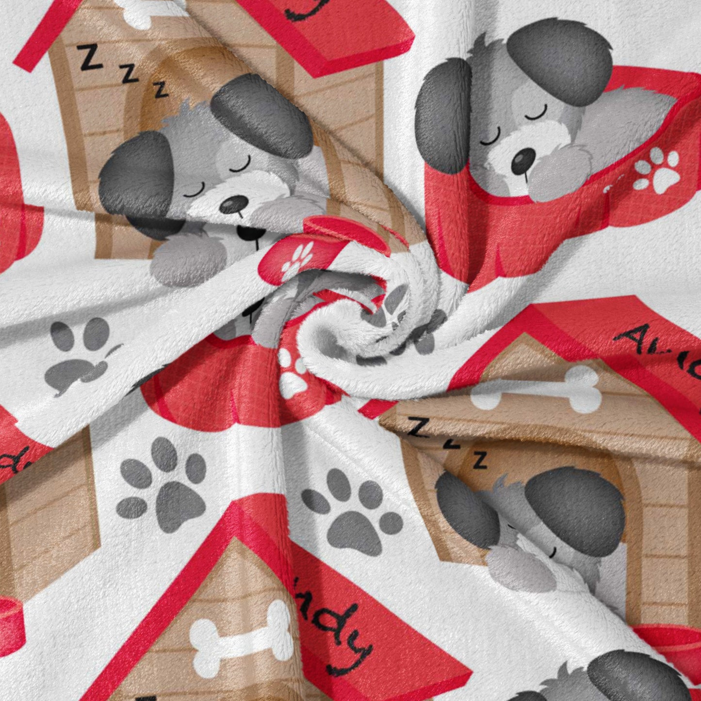 Puppy in a Doghouse Blanket