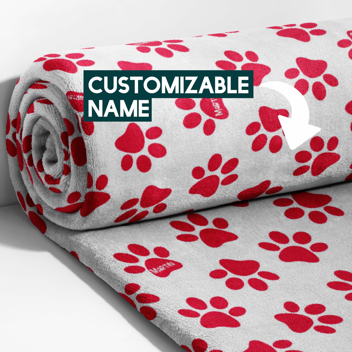 Little Red Paw Parade Blanket