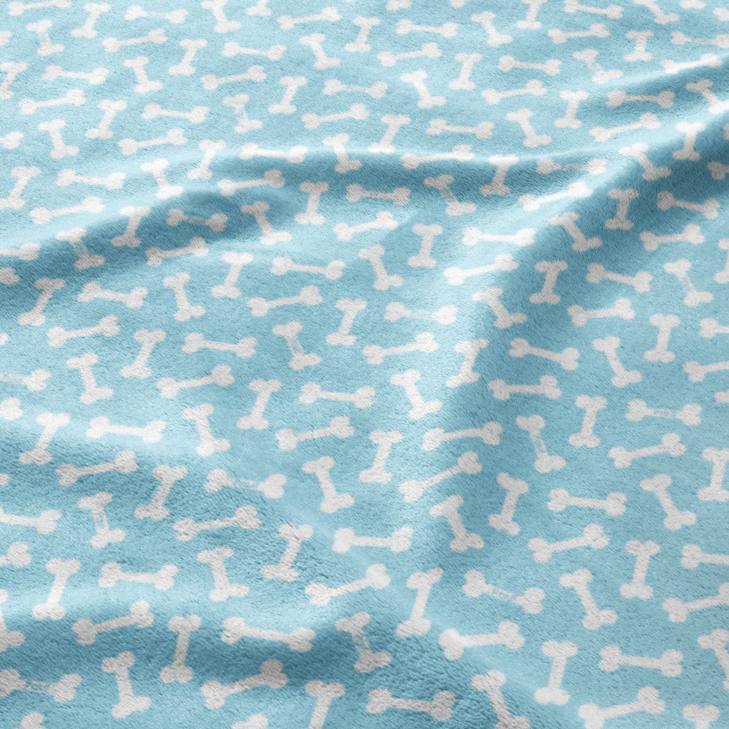 Sky Blue Bone Yard Blanket