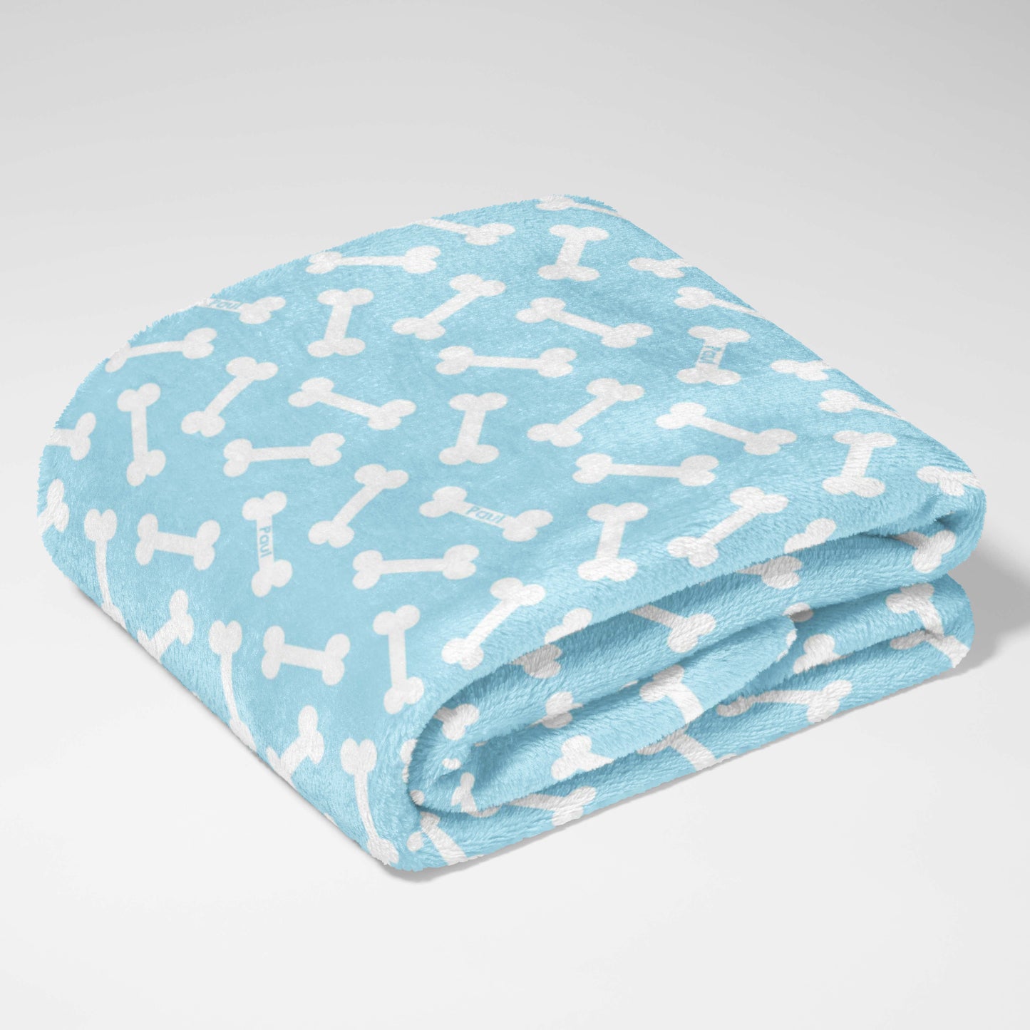 Sky Blue Bone Yard Blanket