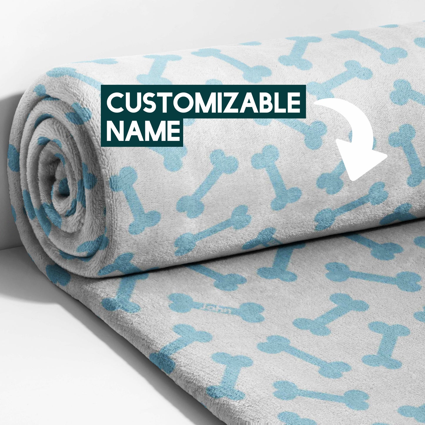 Blue Bone Bonanza Blanket
