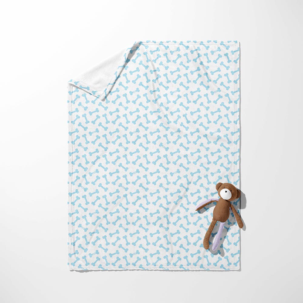 Blue Bone Bonanza Blanket