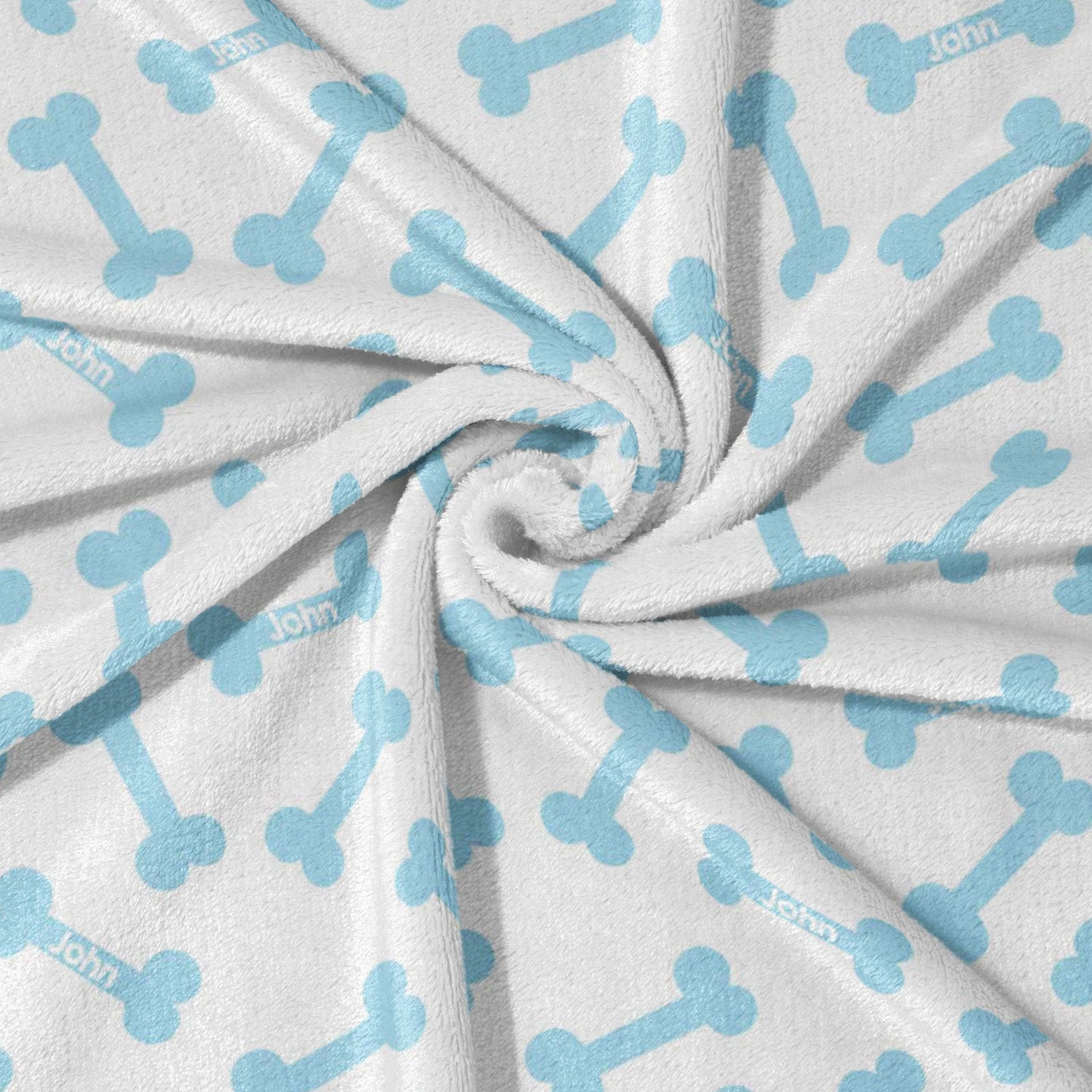 Blue Bone Bonanza Blanket