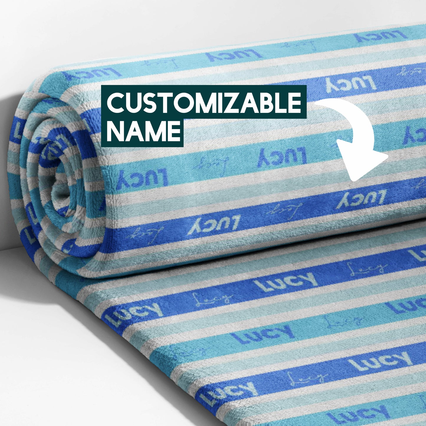 Ocean Breeze Stripes Blanket