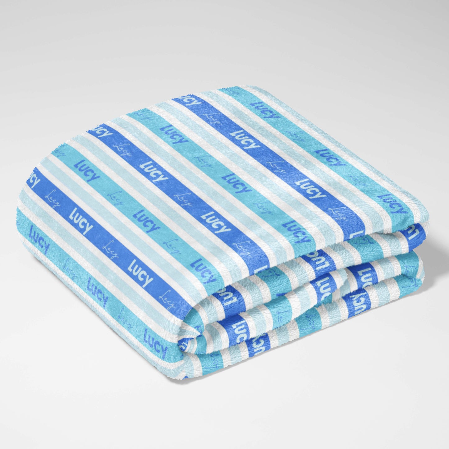 Ocean Breeze Stripes Blanket