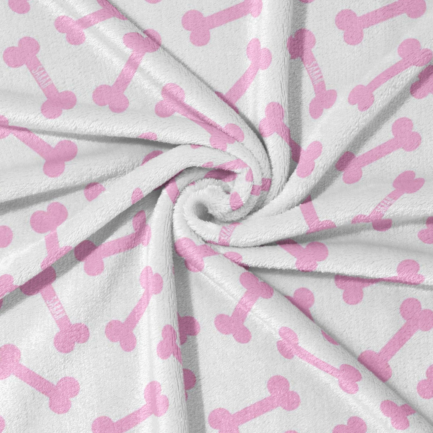 Pink Bones All Over Blanket