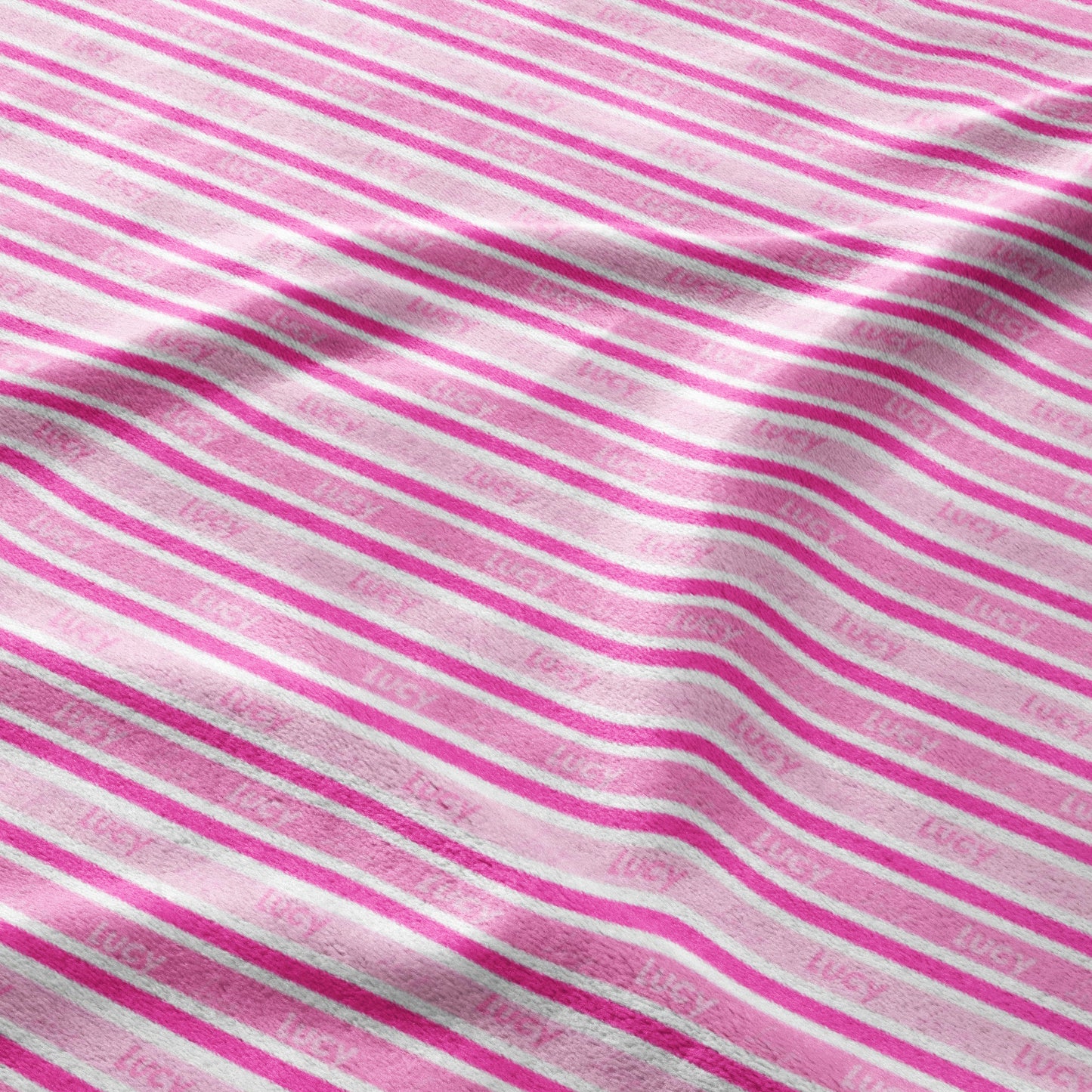 Pink Candy Stripes Blanket
