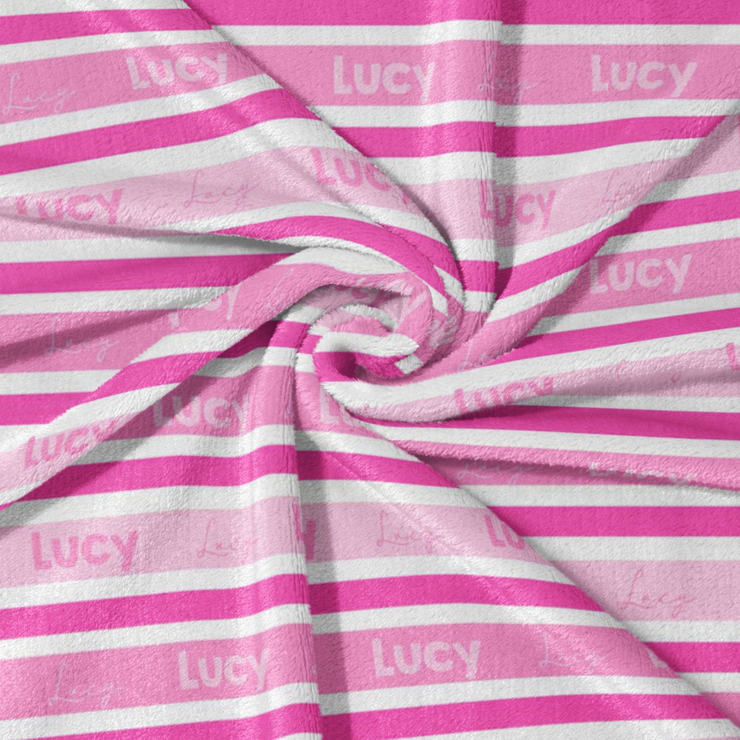 Pink Candy Stripes Blanket