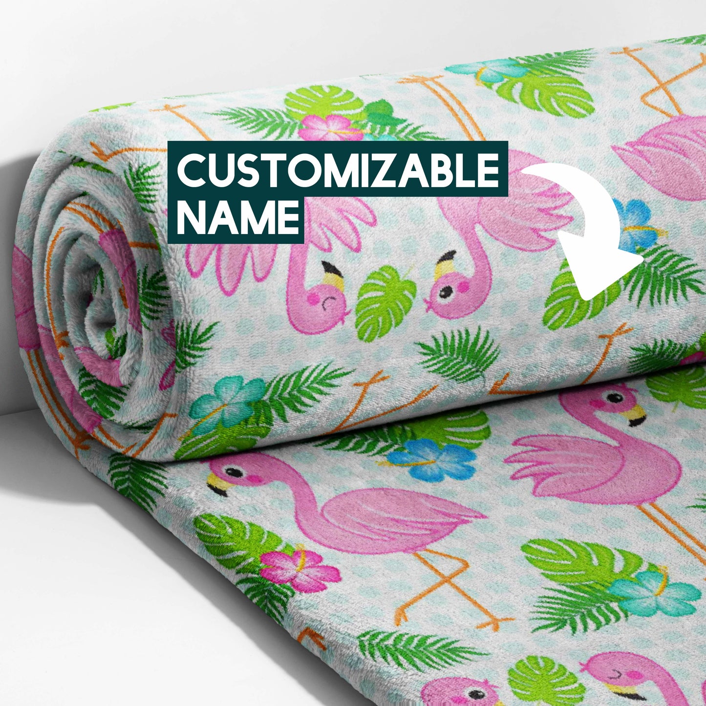 Flamingo Frenzy Blanket