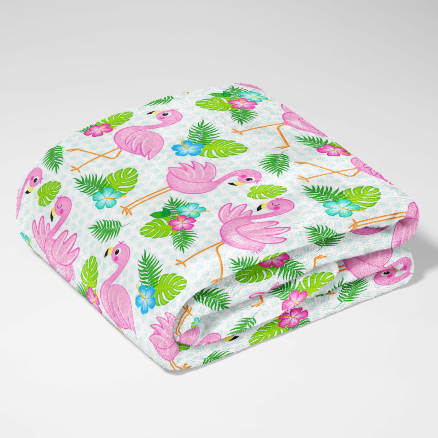 Flamingo Frenzy Blanket