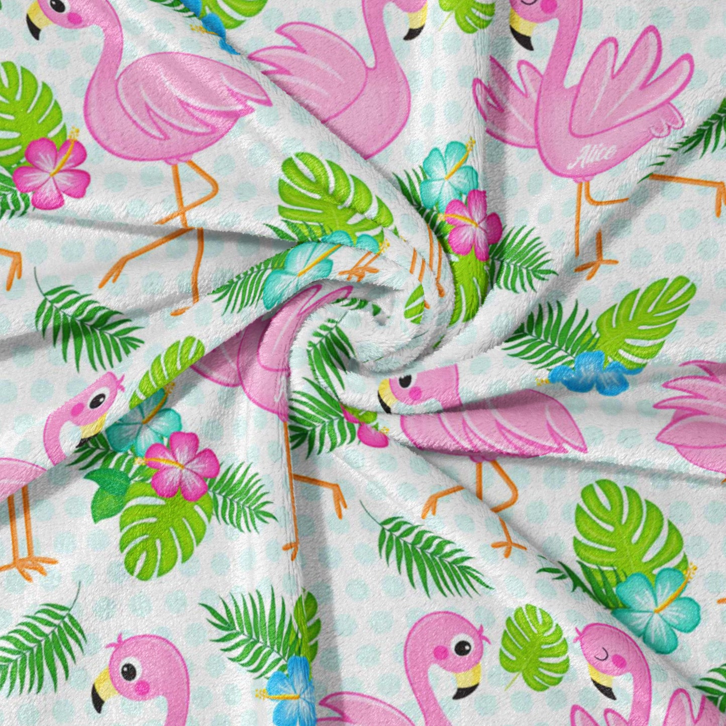 Flamingo Frenzy Blanket