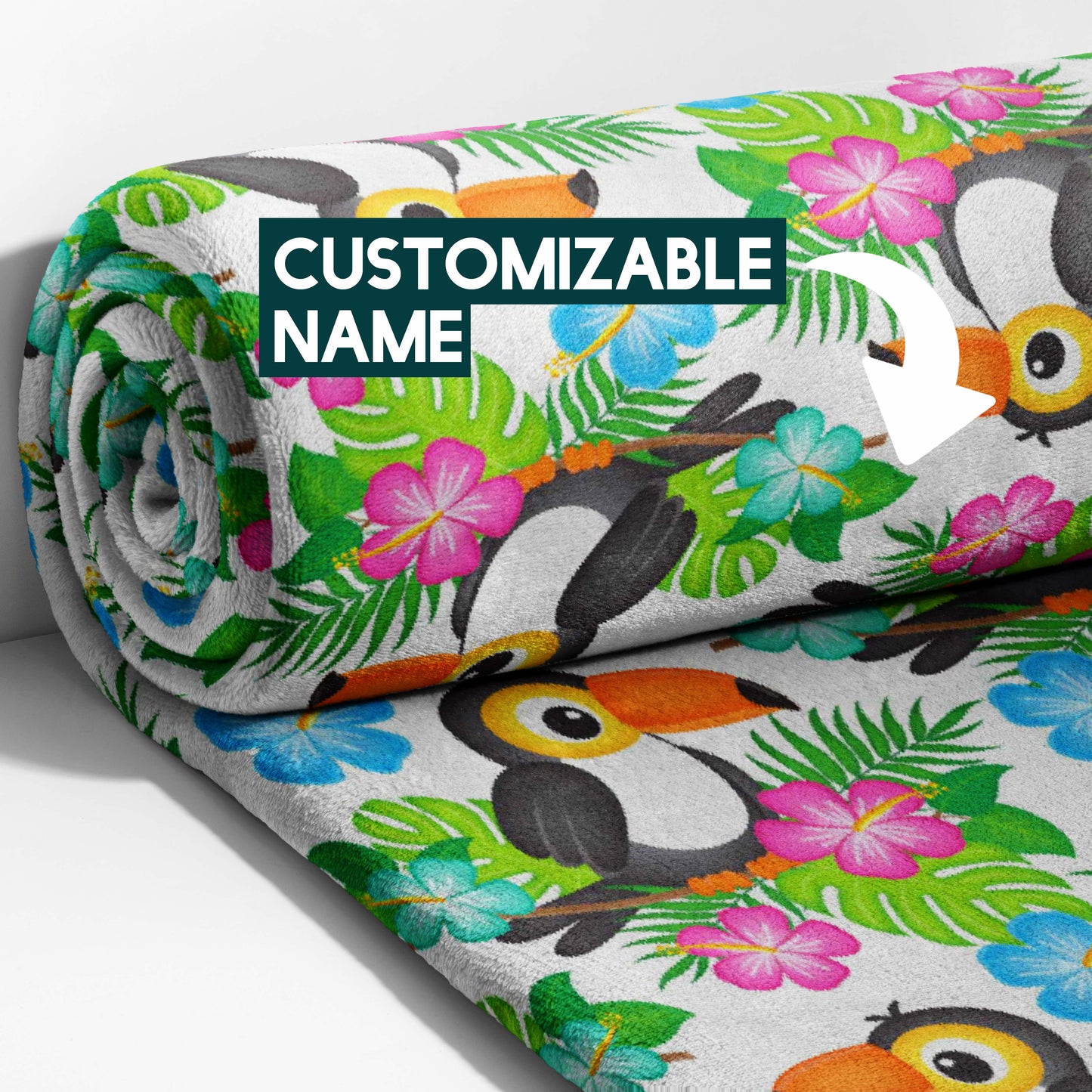 Toucan Tropical Paradise Blanket
