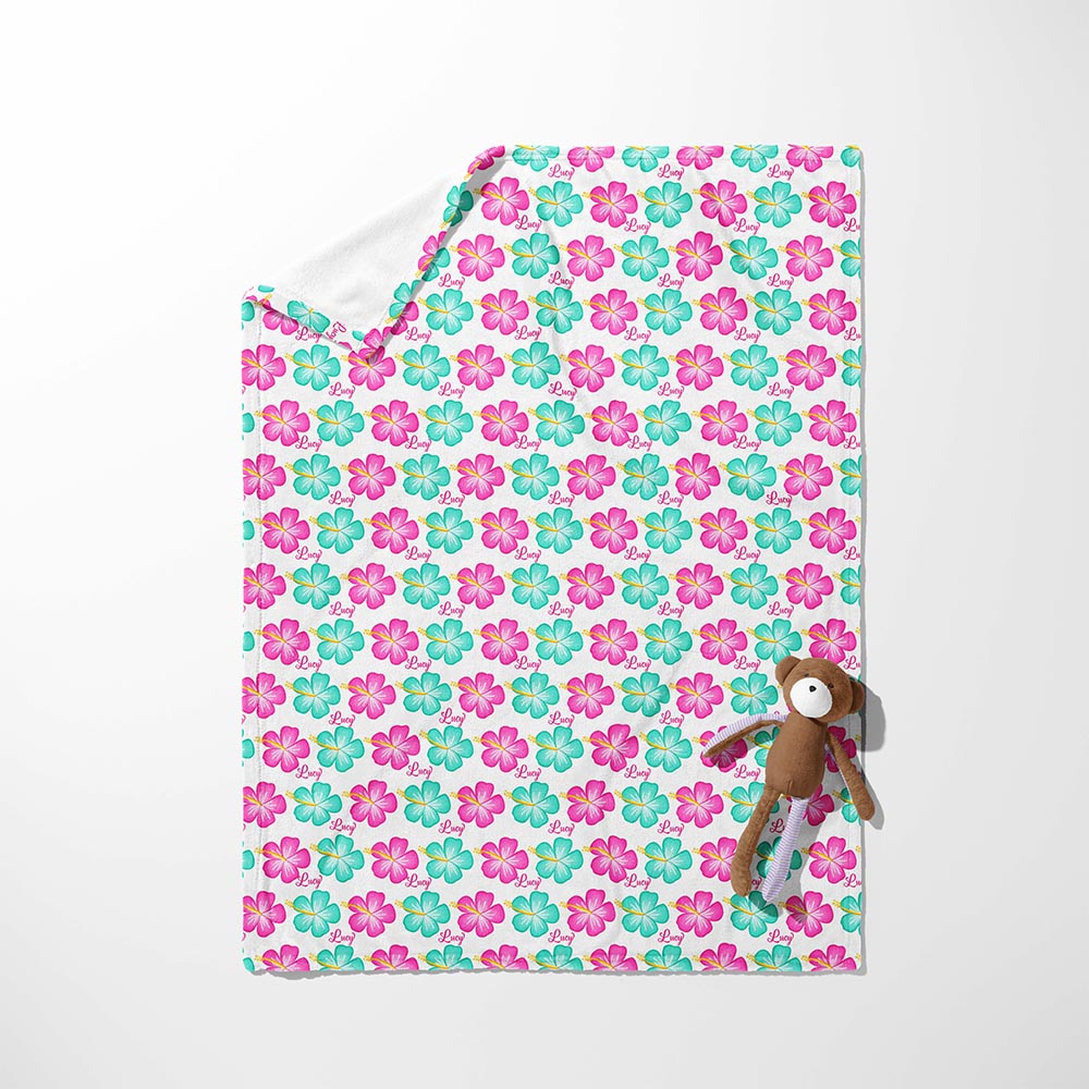 Hibiscus Hideaway Blanket