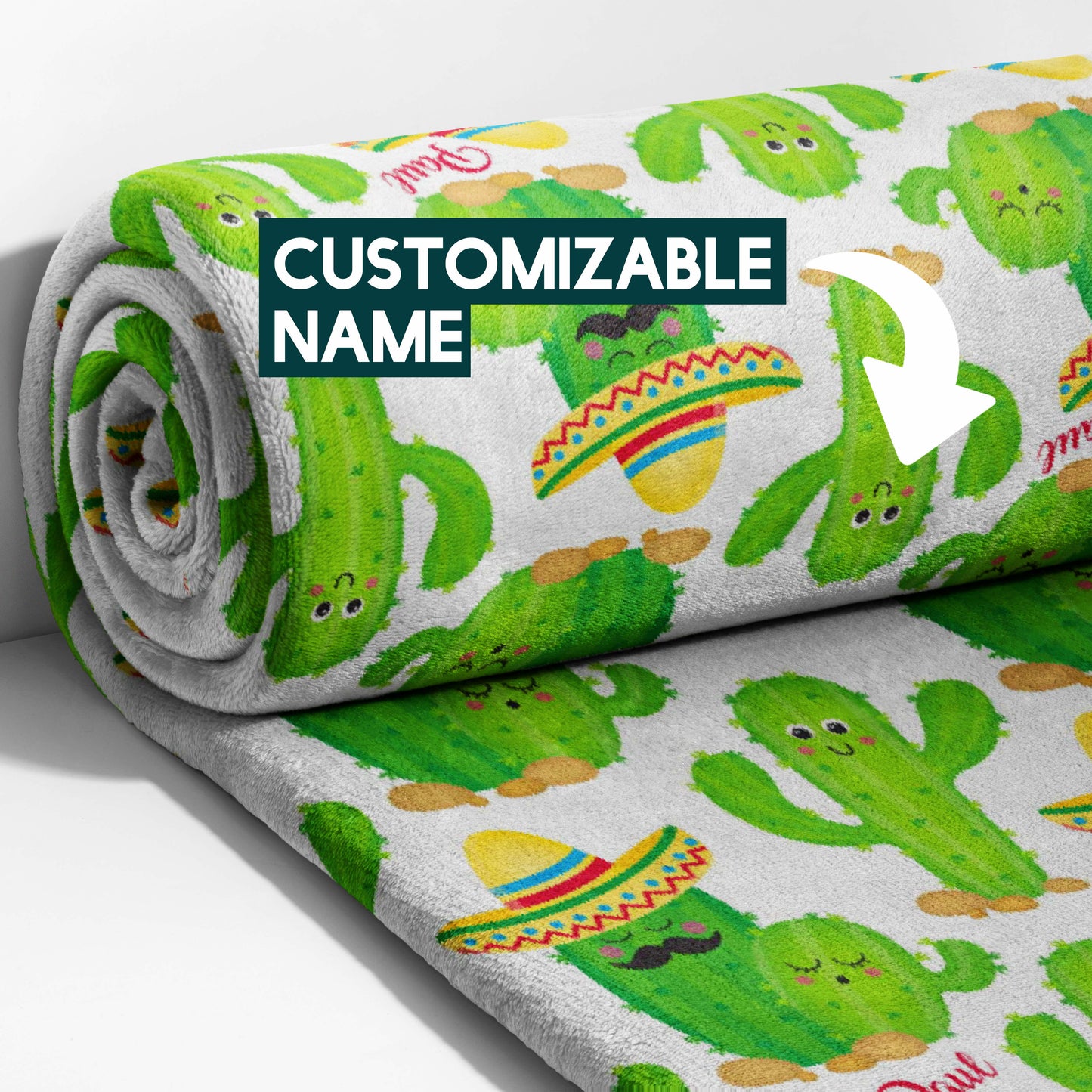 Sombrero Cactus Party Blanket