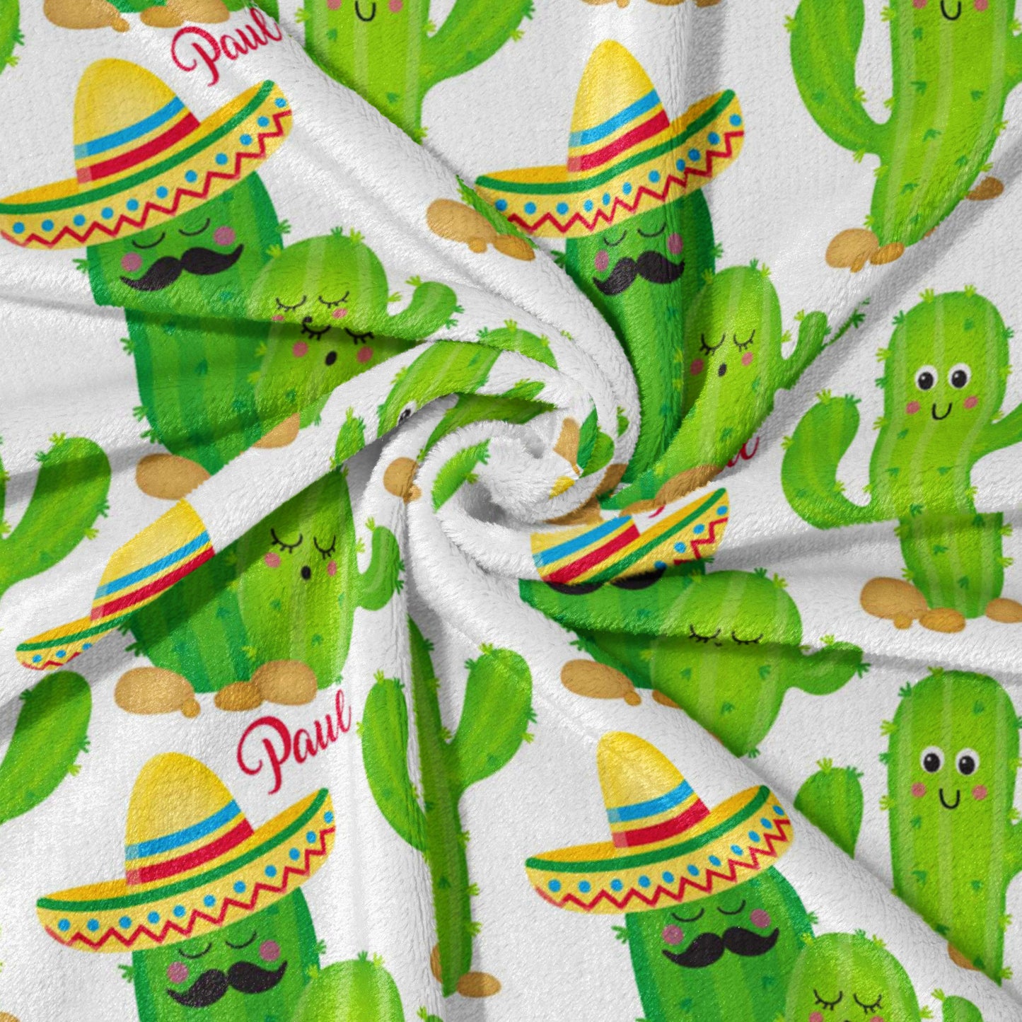 Sombrero Cactus Party Blanket