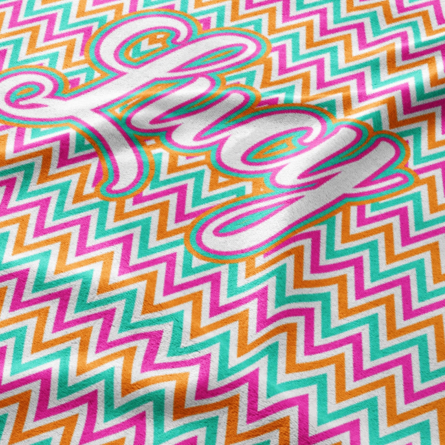 Rainbow Zig Zag Blanket