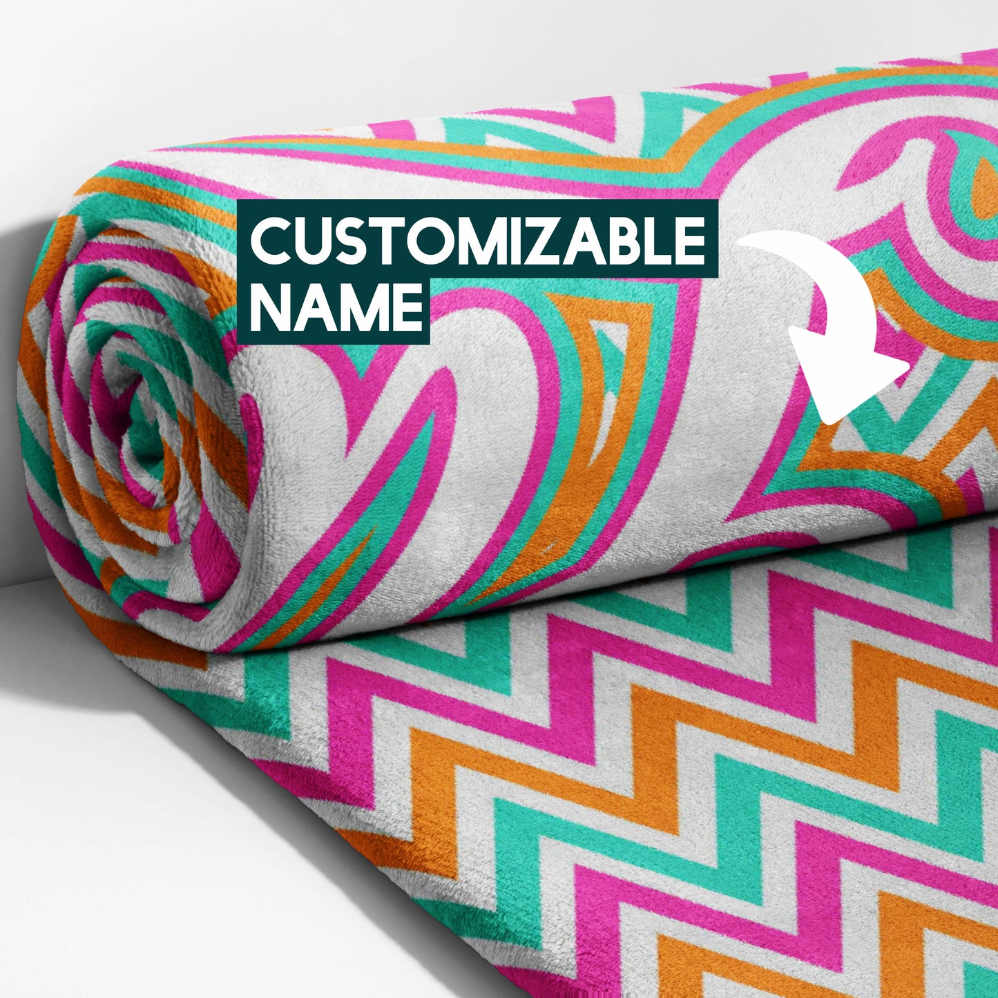 Rainbow Zig Zag Blanket