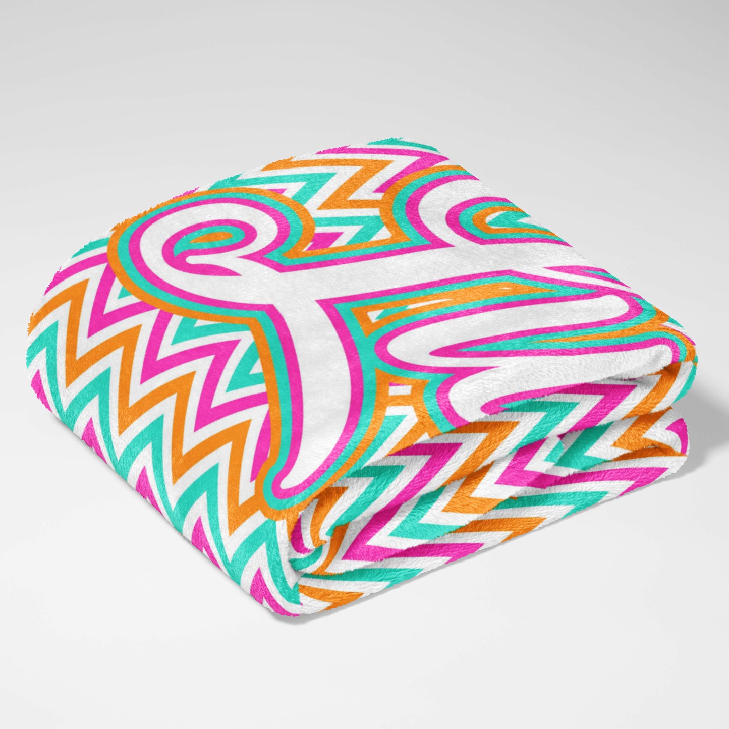 Rainbow Zig Zag Blanket
